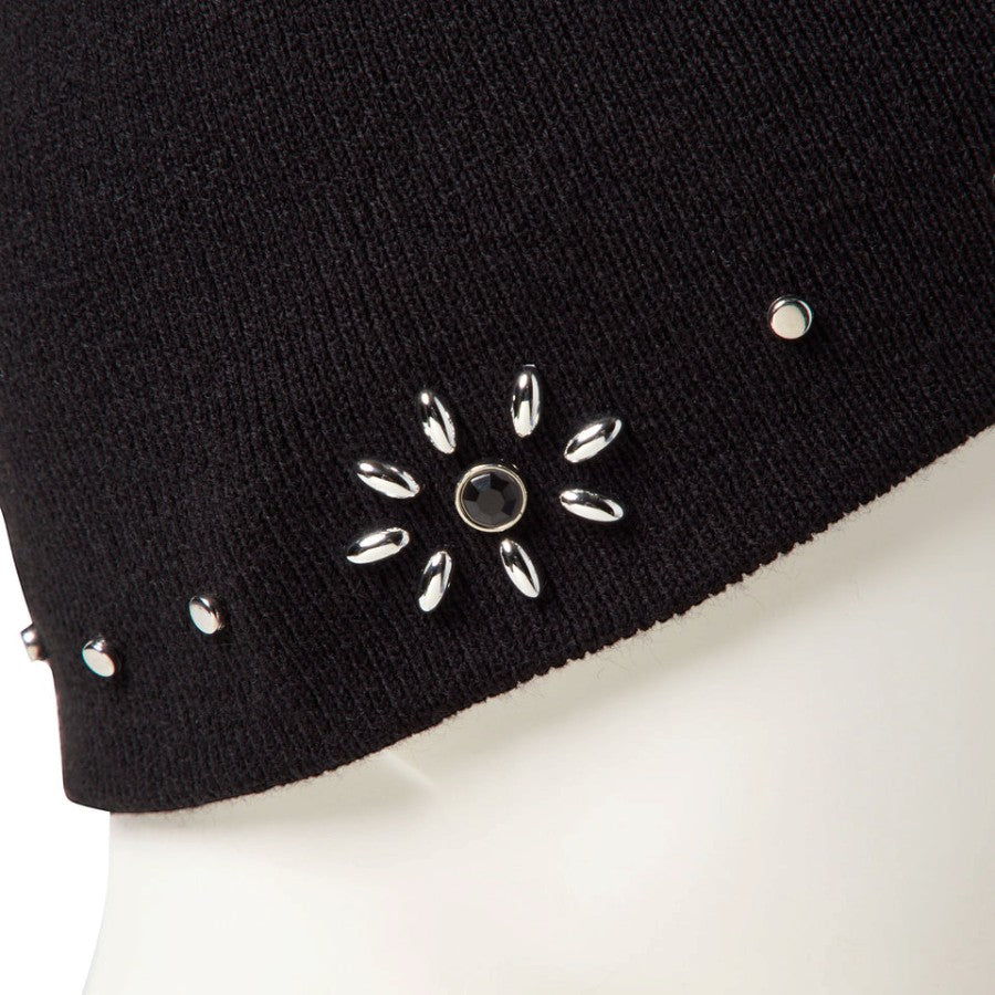 ベーシック ビーニー Studs ブラック
