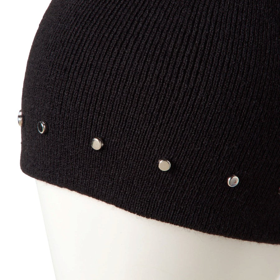 ベーシック ビーニー Studs ブラック