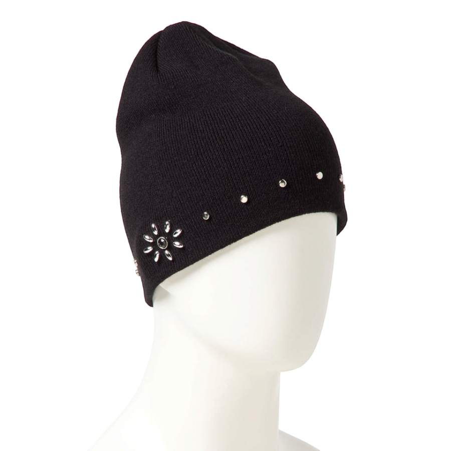 ベーシック ビーニー Studs ブラック