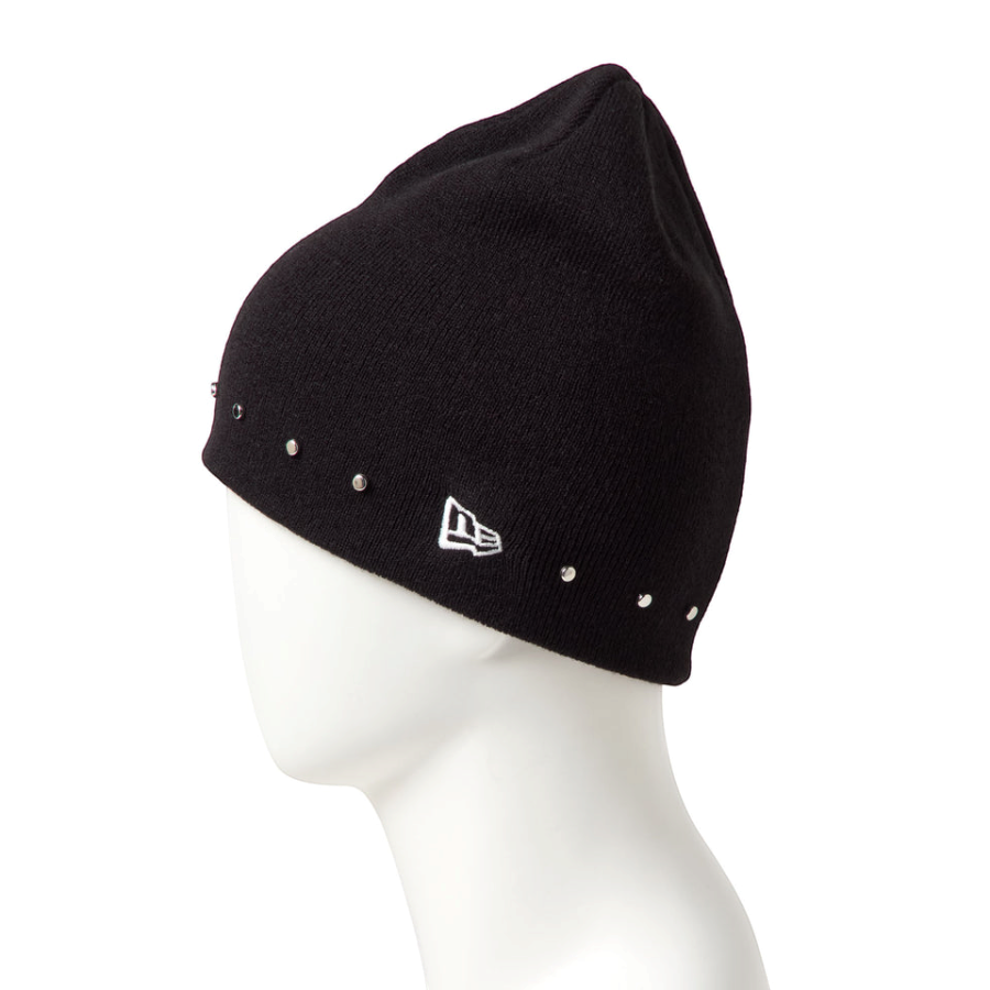 ベーシック ビーニー Studs ブラック