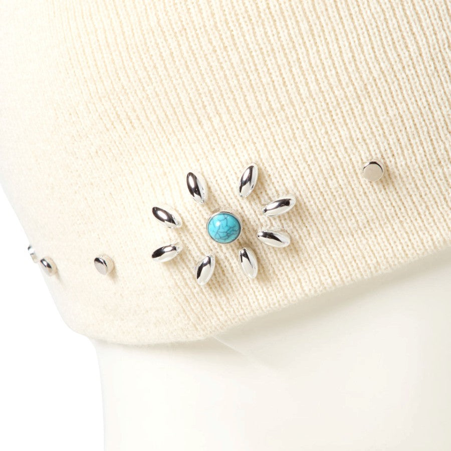 ベーシック ビーニー Studs オフホワイト