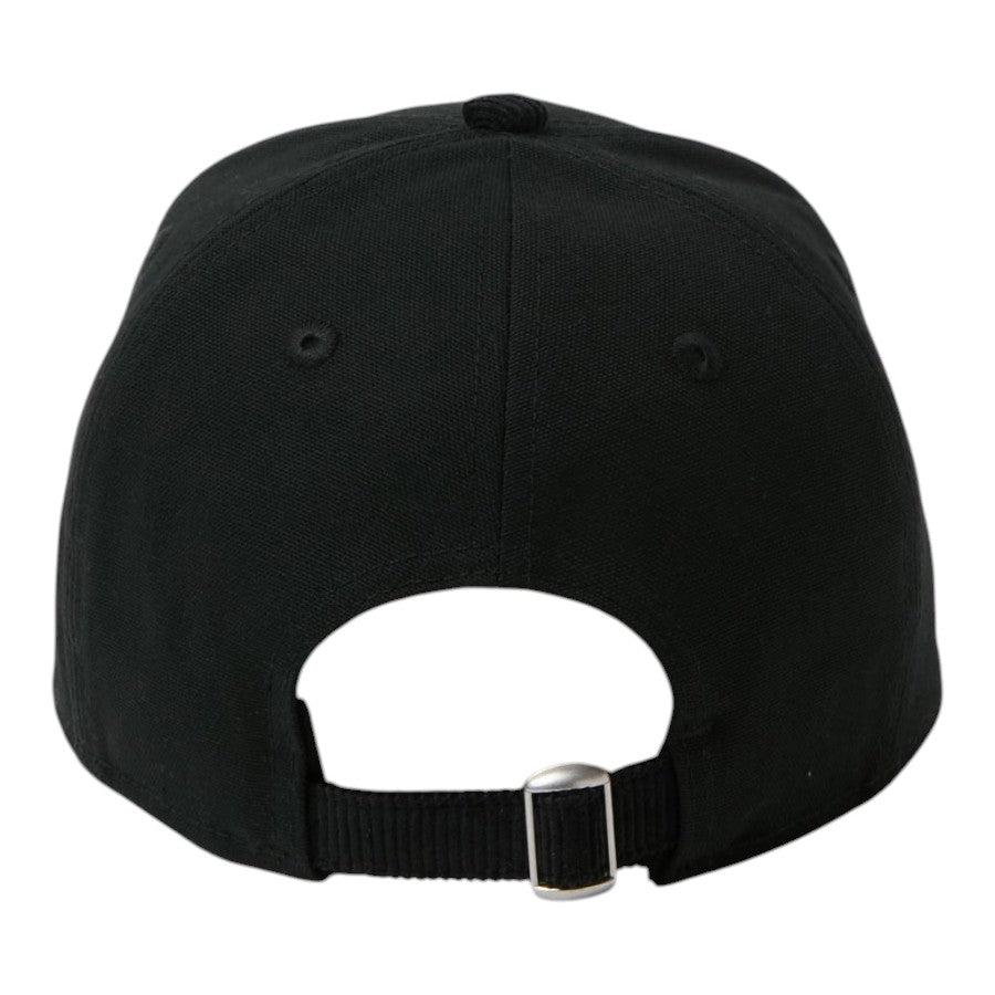 キッズ Youth 9FORTY A-Frame Duck Canvas ウーブンパッチ ブラック コーデュロイバイザー