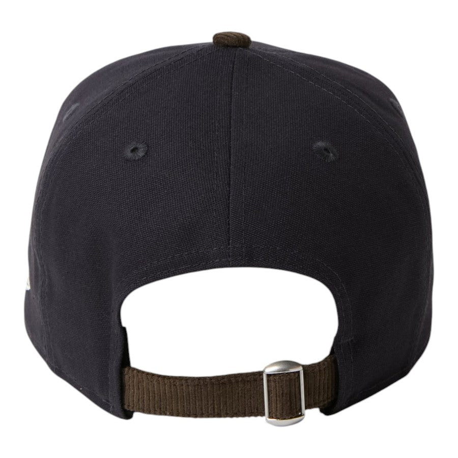 9FORTY A-Frame Duck Canvas ウーブンパッチ ネイビー ウォルナットコーデュロイバイザー