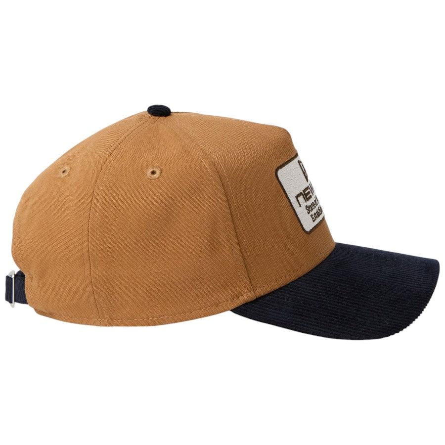 9FORTY A-Frame Duck Canvas ウーブンパッチ ライトブロンズ ネイビーコーデュロイバイザー