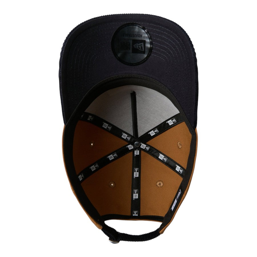 9FORTY A-Frame Duck Canvas ウーブンパッチ ライトブロンズ ネイビーコーデュロイバイザー
