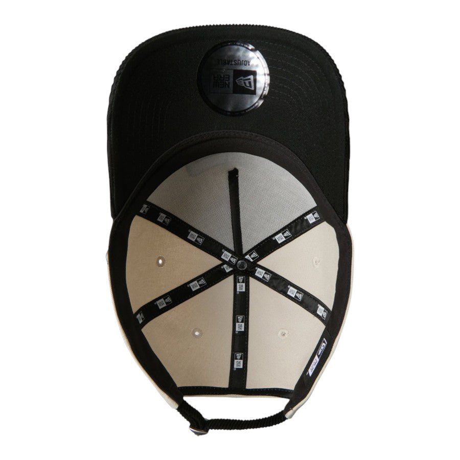 9FORTY A-Frame Duck Canvas ウーブンパッチ クローム ブラックコーデュロイバイザー