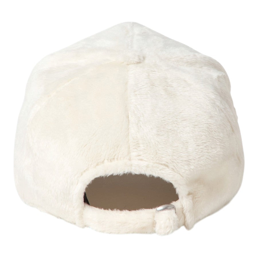 9FORTY A-Frame Micro Fur ラインストーン NEW ERA ロゴ ホワイト