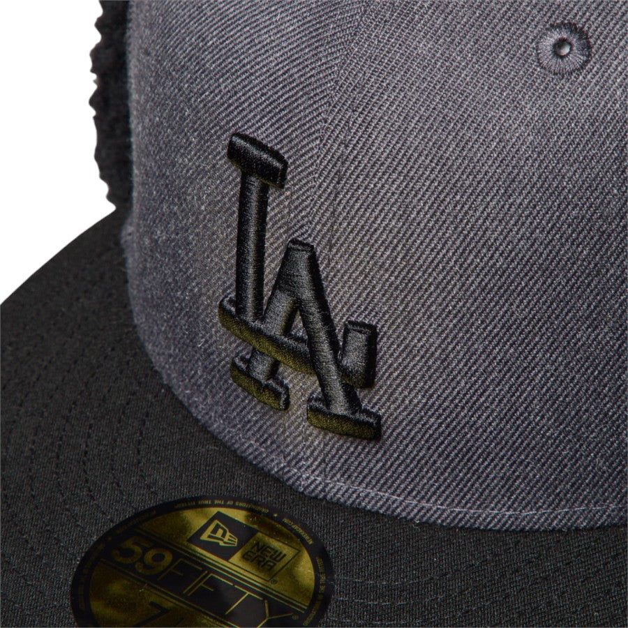 59FIFTY Dog Ear ドッグイヤー ロサンゼルス・ドジャース ヘザーグラファイト/ブラック