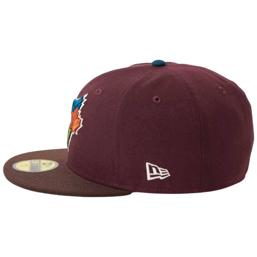 59FIFTY MLB Deep Autumn トロント・ブルージェイズ マルーン/バーントウッド/キャデットブルー