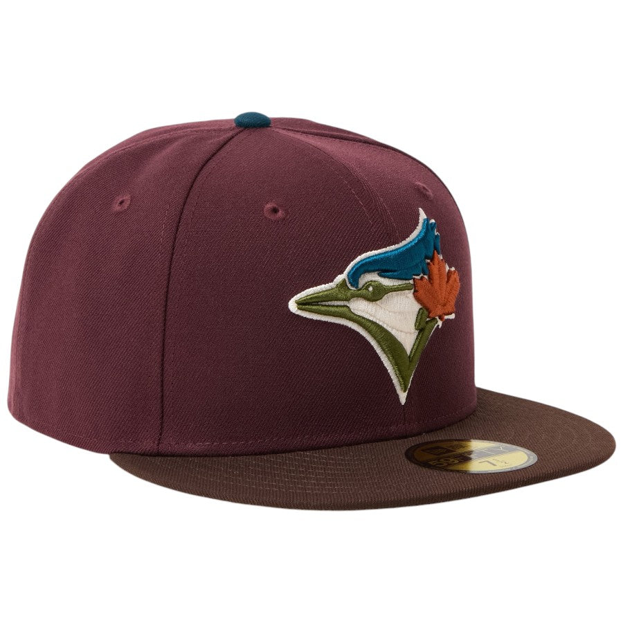 59FIFTY MLB Deep Autumn トロント・ブルージェイズ マルーン/バーントウッド/キャデットブルー