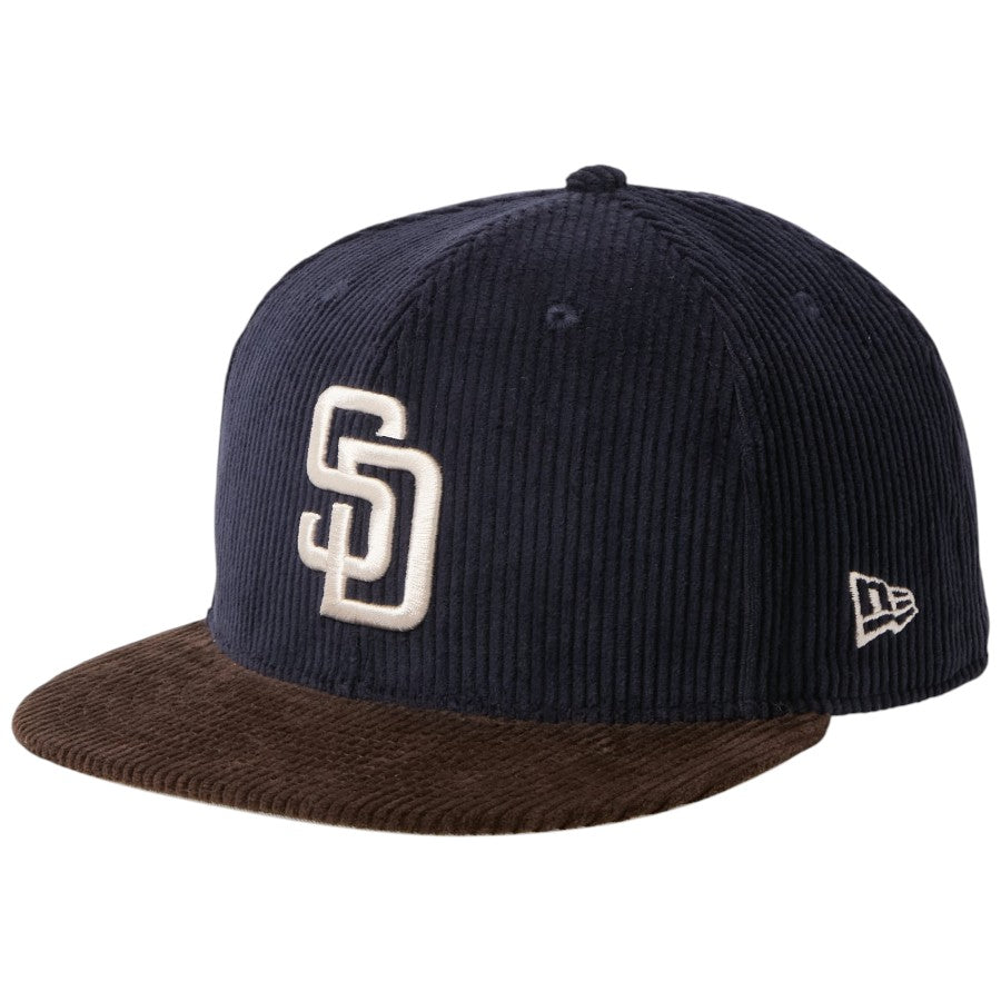 59FIFTY Corduroy コーデュロイ サンディエゴ・パドレス ネイビー ダークブラウン 15137344