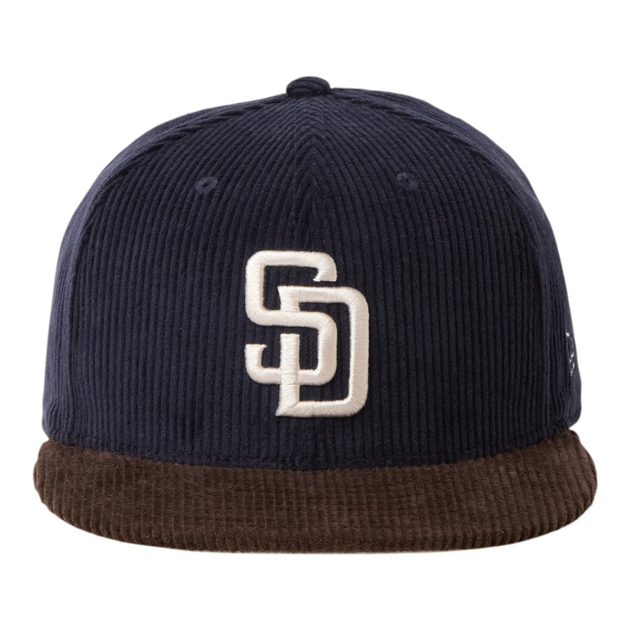 59FIFTY Corduroy コーデュロイ サンディエゴ・パドレス ネイビー ダークブラウン 15137344
