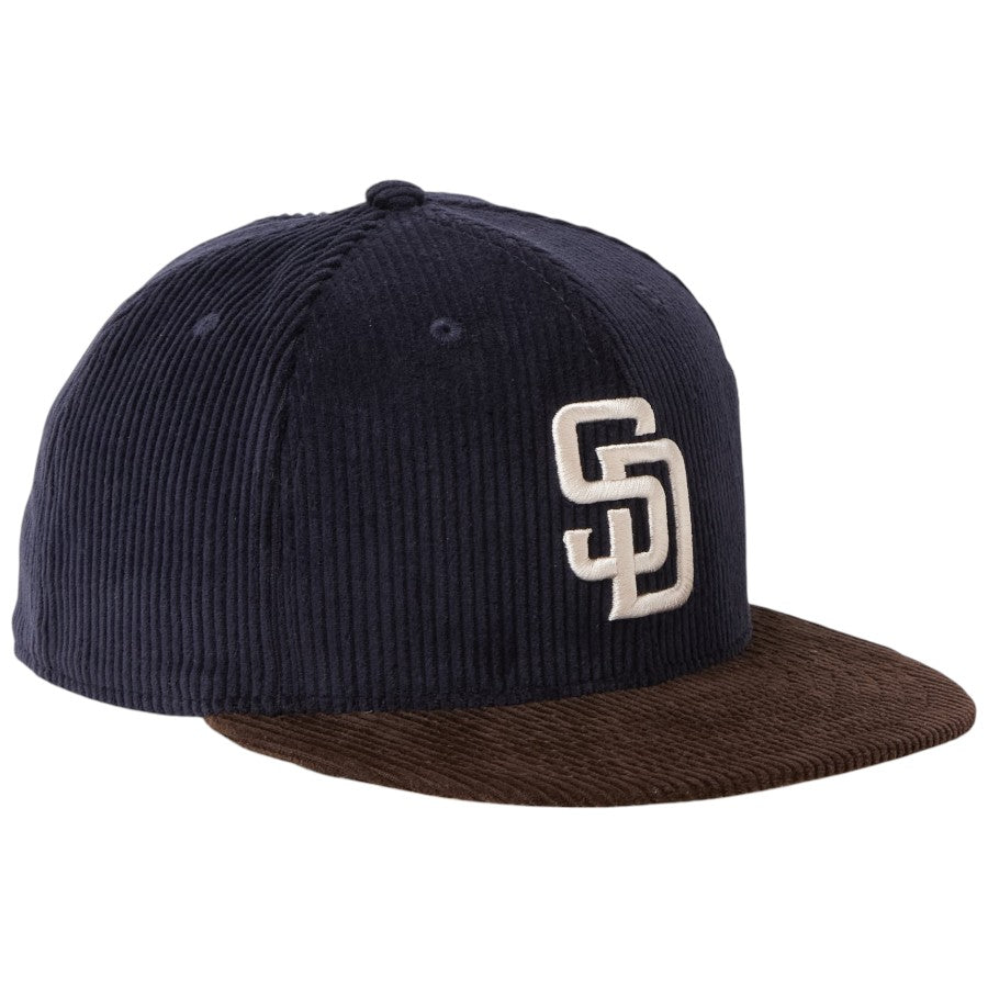 59FIFTY Corduroy コーデュロイ サンディエゴ・パドレス ネイビー ダークブラウン 15137344