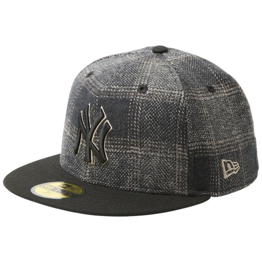 59FIFTY MLB Plaid ニューヨーク・ヤンキース ブラック/ブラック