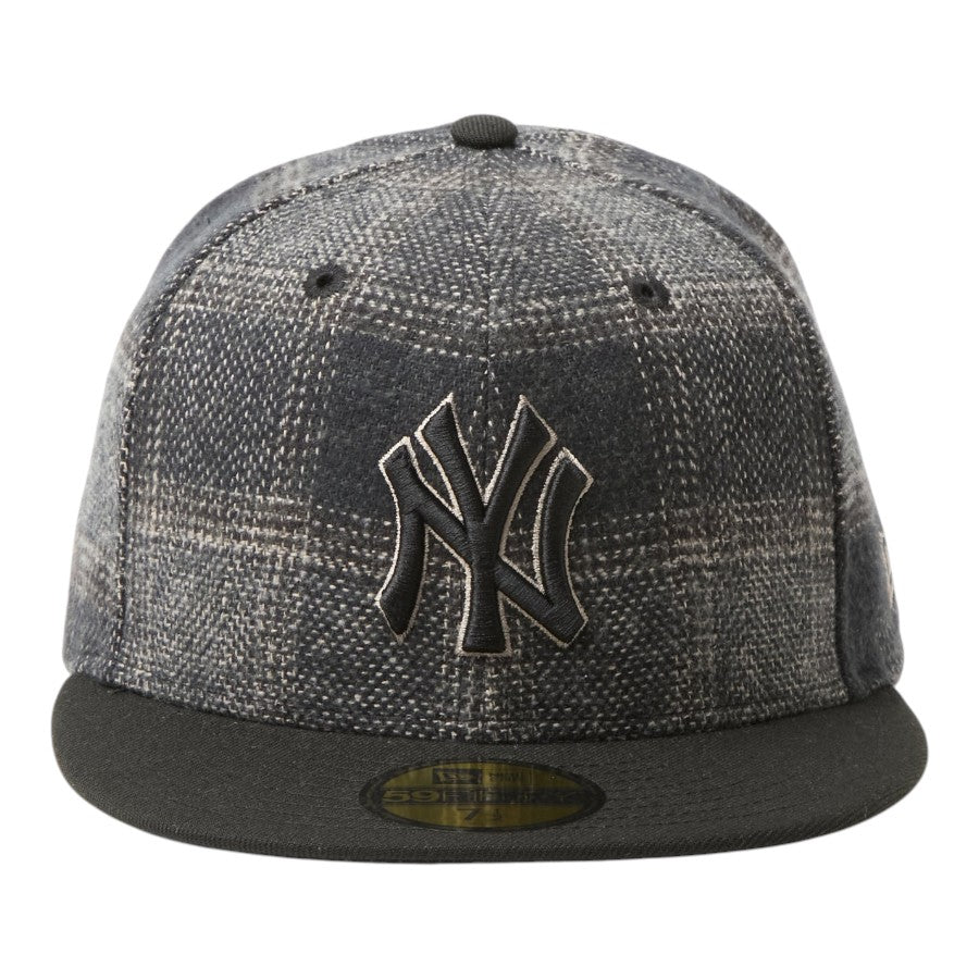 59FIFTY MLB Plaid ニューヨーク・ヤンキース ブラック/ブラック