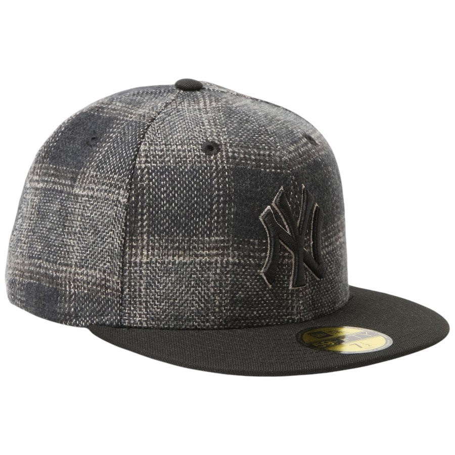 59FIFTY MLB Plaid ニューヨーク・ヤンキース ブラック/ブラック