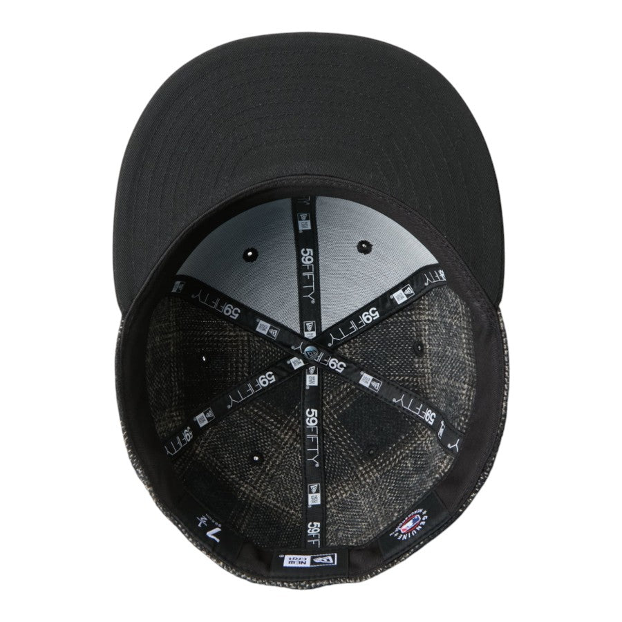 59FIFTY MLB Plaid ニューヨーク・ヤンキース ブラック/ブラック