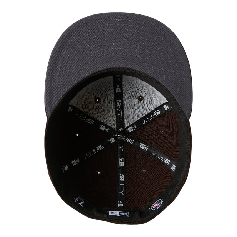 59FIFTY MLB Metallic Pewter ニューヨーク・ヤンキース バーントウッド 15137357