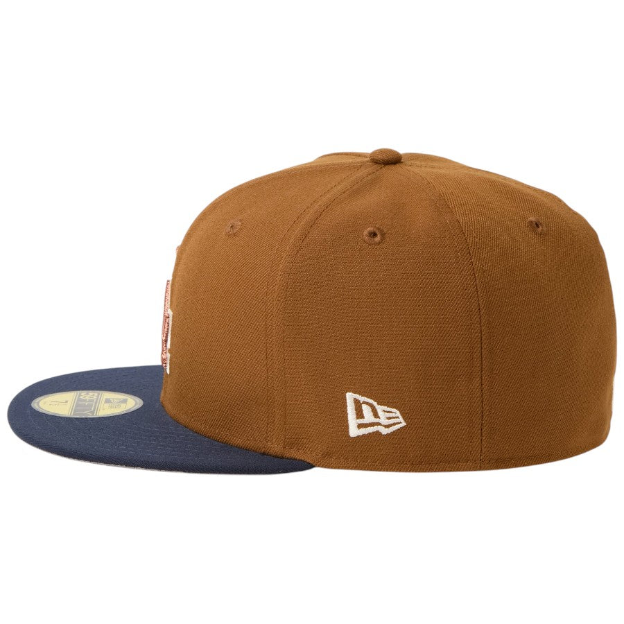 59FIFTY MLB Deep Autumn ロサンゼルス・ドジャース トーステッドピーナッツ/ネイビー