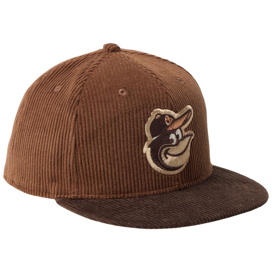 59FIFTY Corduroy コーデュロイ ボルティモア・オリオールズ ブラウン/ダークブラウン 15137394