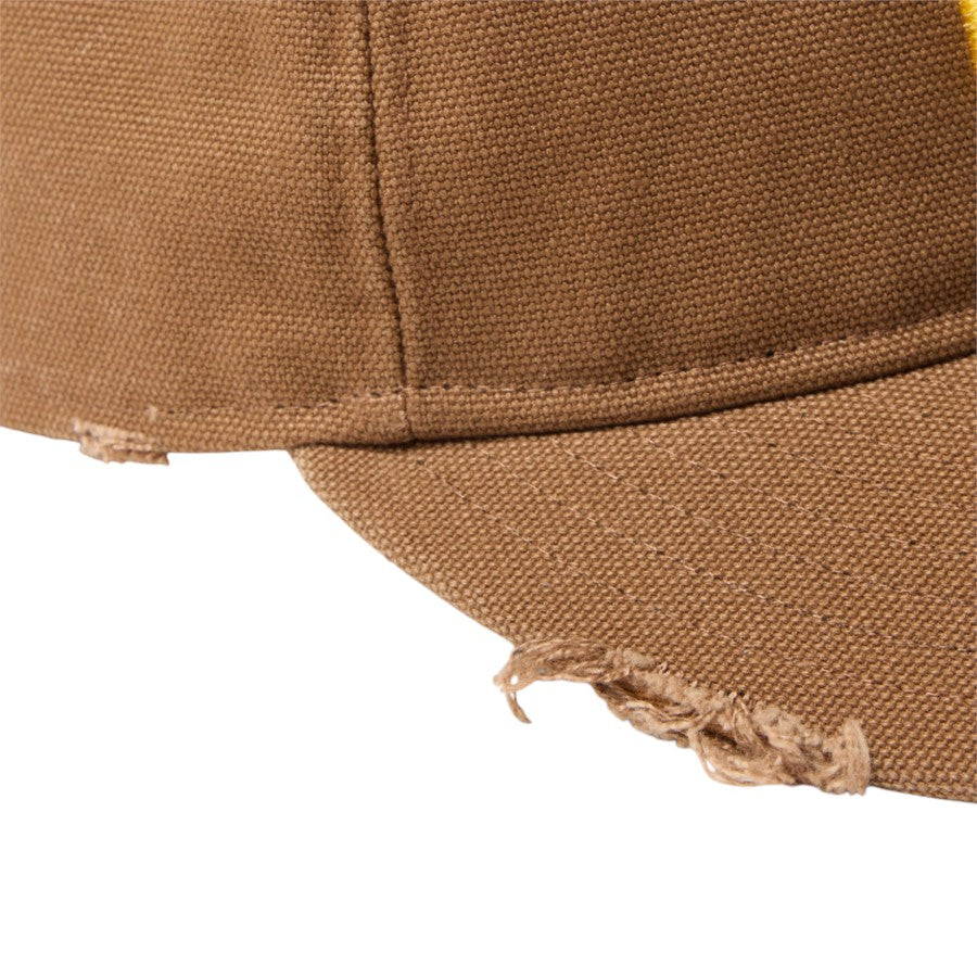 RC 9FIFTY Curved Visor Powered by GORO（MIN-NANO） MIN-NANO Damage ブラウン