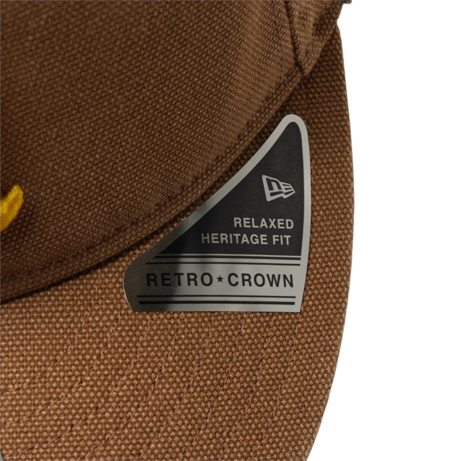 RC 9FIFTY Curved Visor Powered by GORO（MIN-NANO） MIN-NANO Damage ブラウン