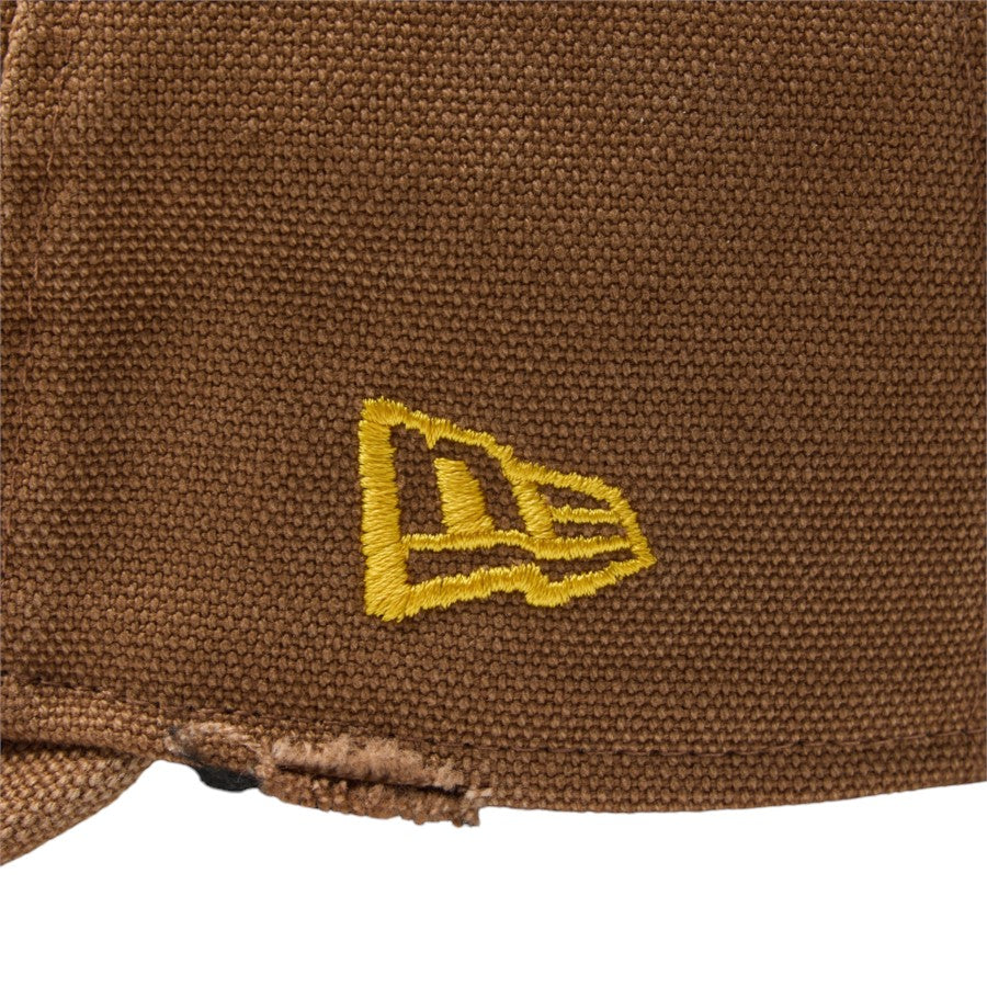 RC 9FIFTY Curved Visor Powered by GORO（MIN-NANO） MIN-NANO Damage ブラウン