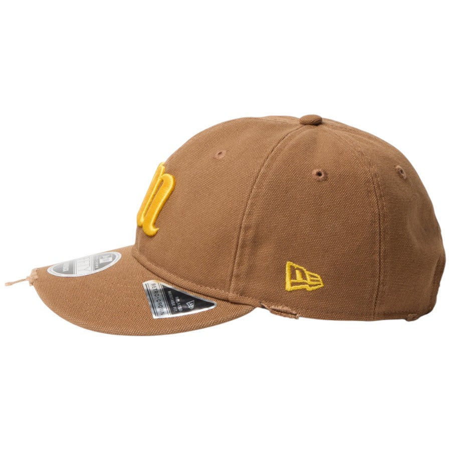 RC 9FIFTY Curved Visor Powered by GORO（MIN-NANO） MIN-NANO Damage ブラウン
