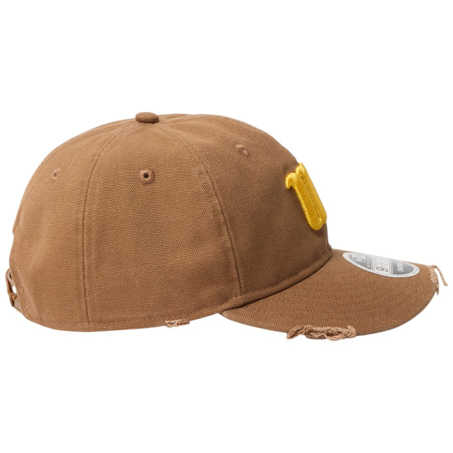 RC 9FIFTY Curved Visor Powered by GORO（MIN-NANO） MIN-NANO Damage ブラウン
