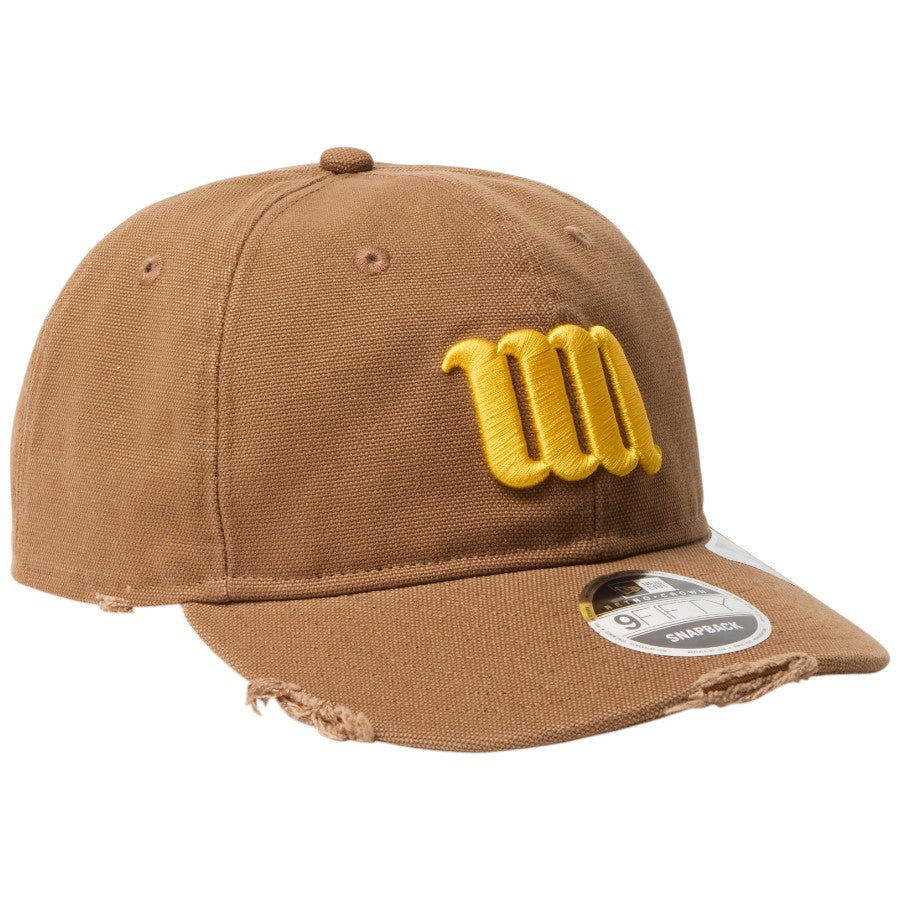 RC 9FIFTY Curved Visor Powered by GORO（MIN-NANO） MIN-NANO Damage ブラウン