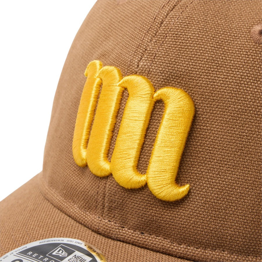 RC 9FIFTY Curved Visor Powered by GORO（MIN-NANO） MIN-NANO Damage ブラウン
