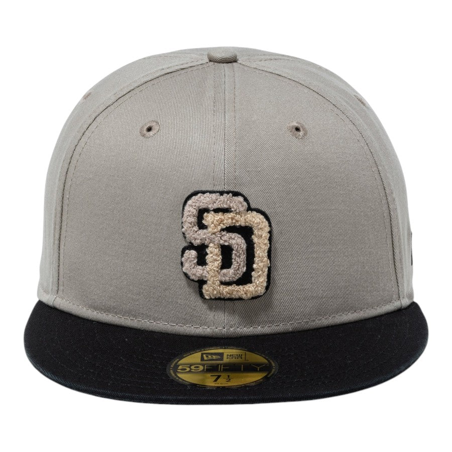 59FIFTY Chenille Patch サンディエゴ・パドレス ペブル/ブラック