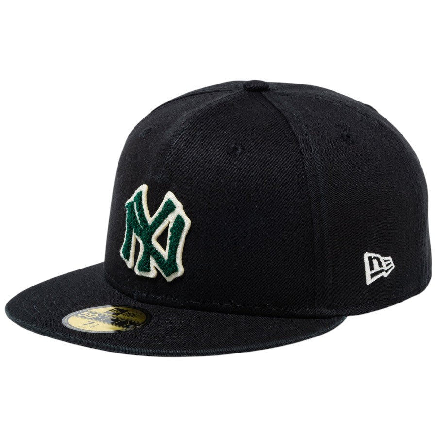 59FIFTY Chenille Patch ニューヨーク・ヤンキース ブラック