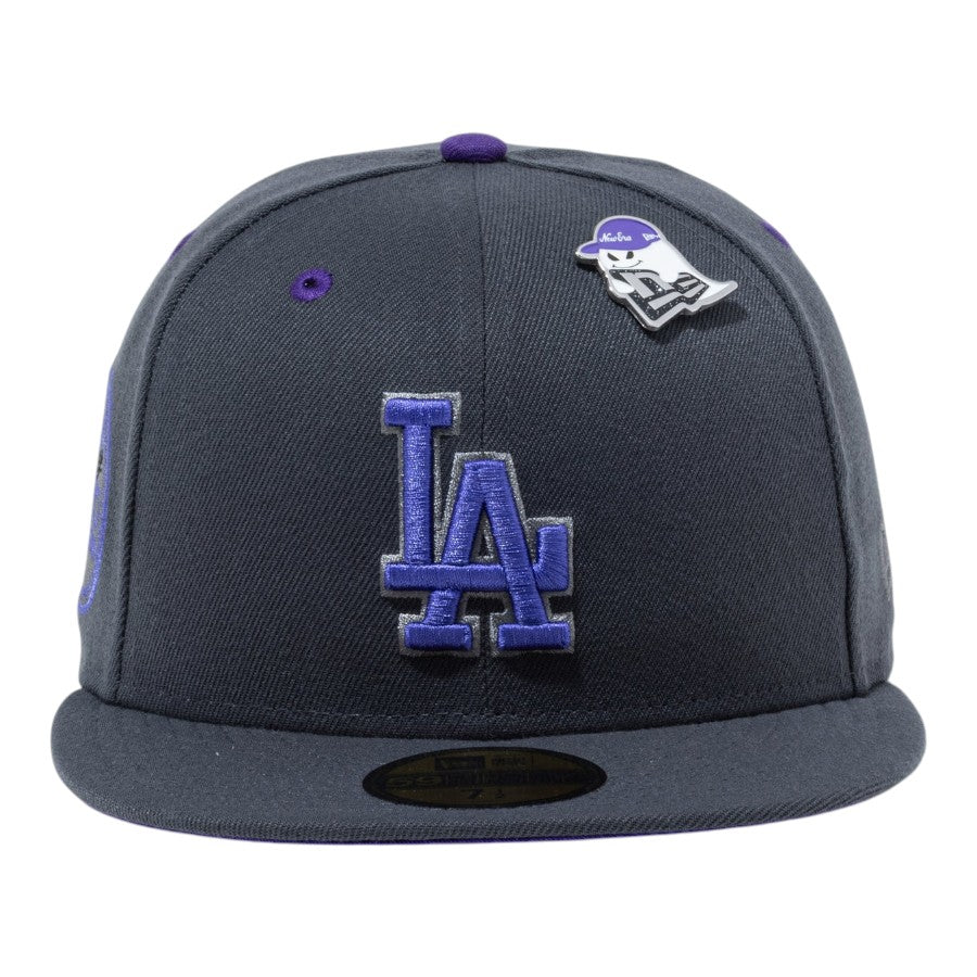 59FIFTY Halloween ロサンゼルス・ドジャース ダークグラファイト/ディープパープル