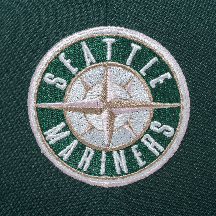 59FIFTY Seattle Mariners Logo シアトル・マリナーズ ダークグリーン/ネイビー