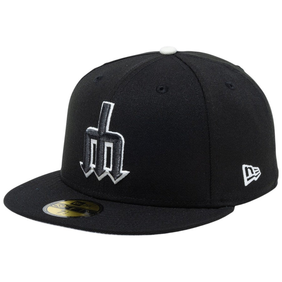 59FIFTY Seattle Mariners Logo シアトル・マリナーズ ブラック/クロームホワイト