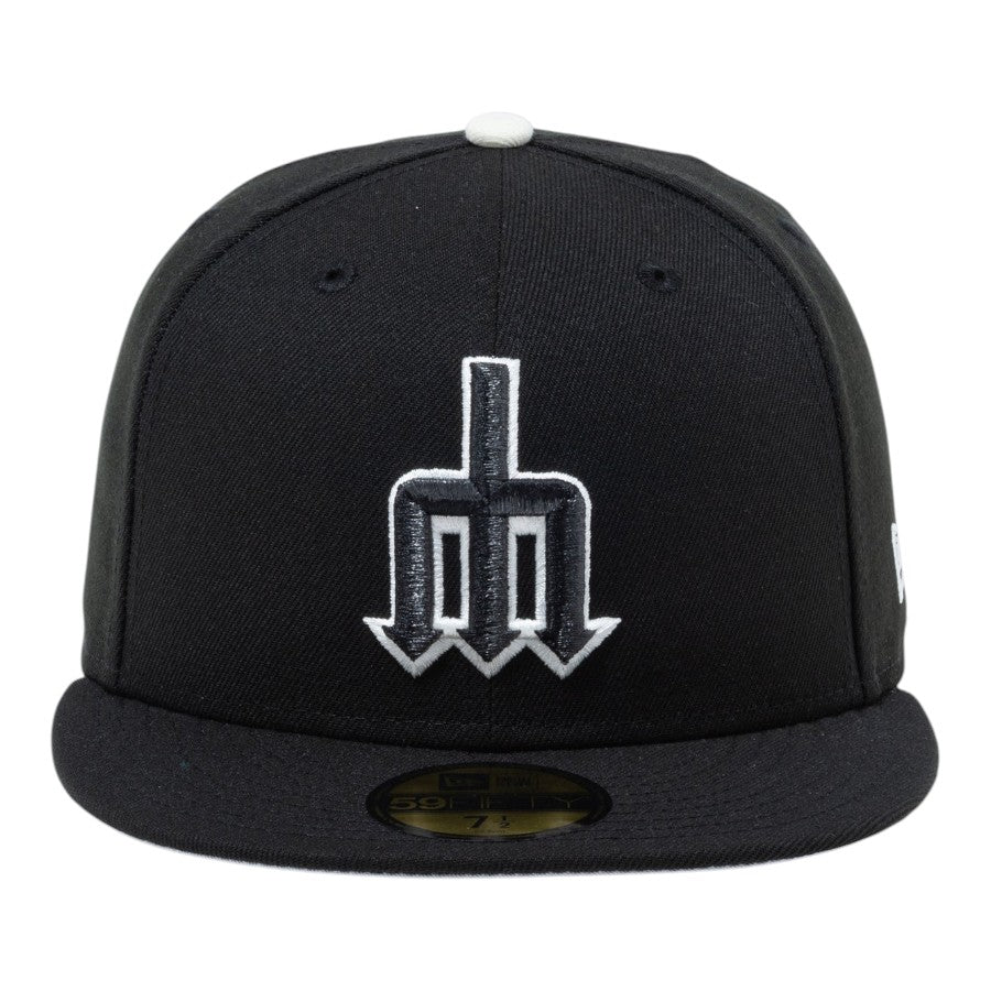 59FIFTY Seattle Mariners Logo シアトル・マリナーズ ブラック/クロームホワイト