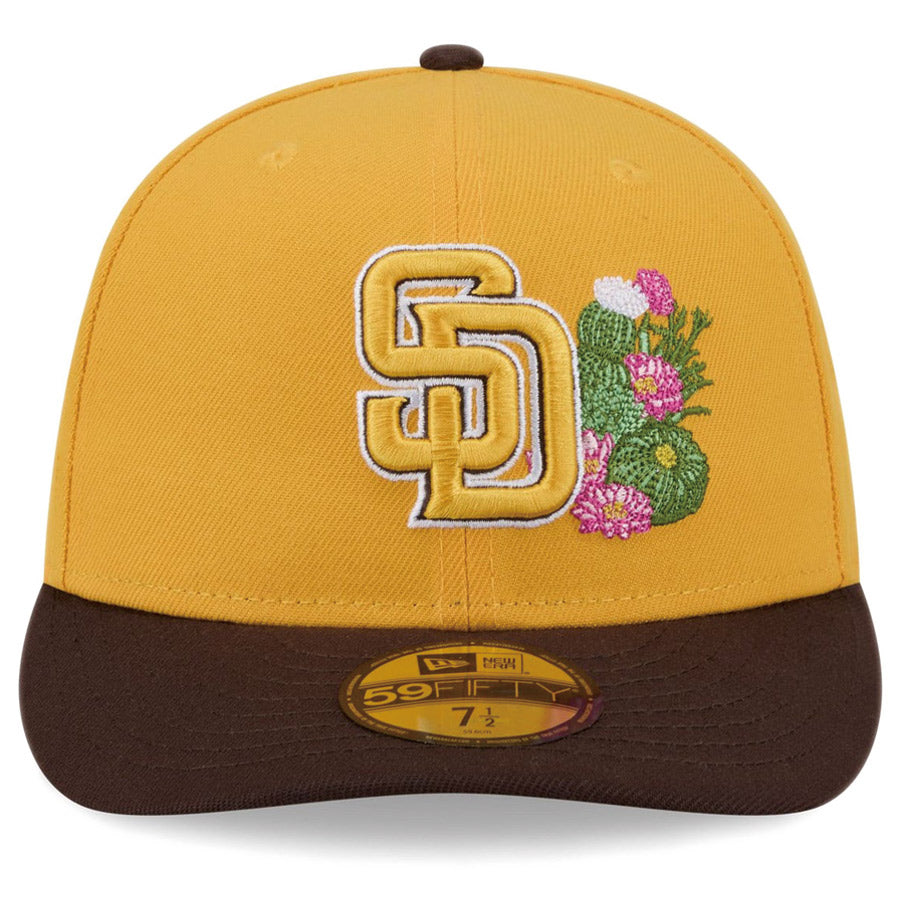 ニューエラ new era PC 59FIFTY 2026 MLB Spring Training サンディエゴ・パドレス イエロー ブラウンバイザー 14865312 正面