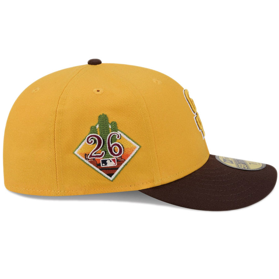 ニューエラ new era PC 59FIFTY 2026 MLB Spring Training サンディエゴ・パドレス イエロー ブラウンバイザー 14865312 右サイド