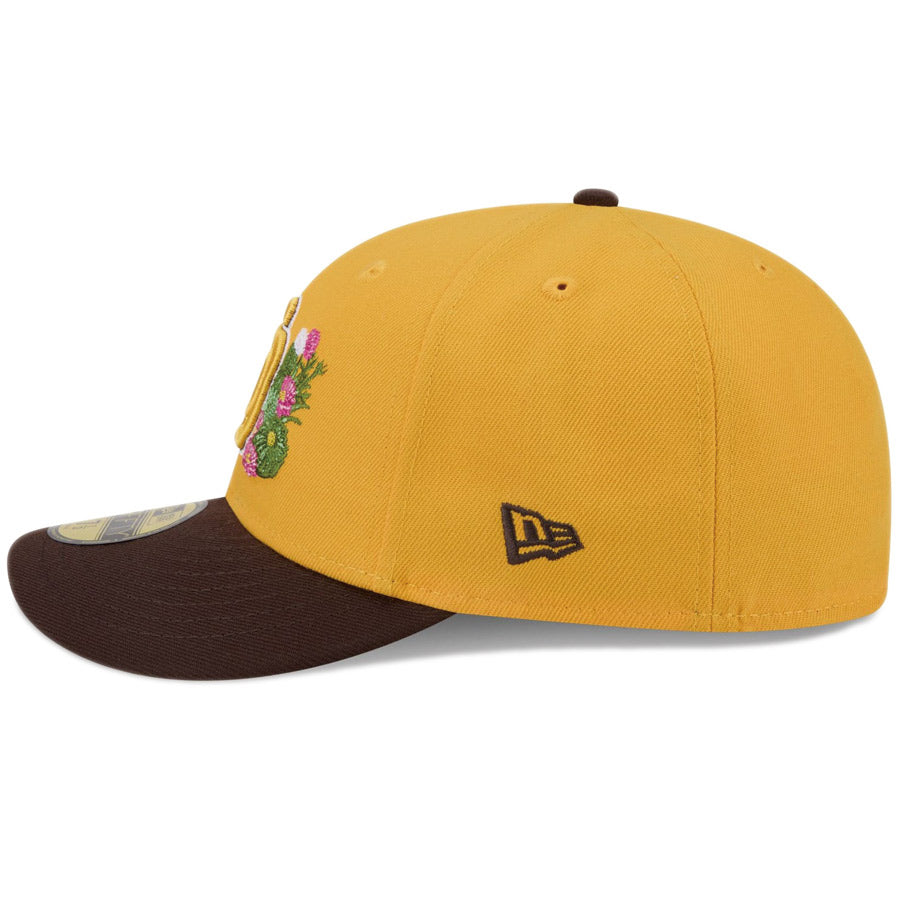 ニューエラ new era PC 59FIFTY 2026 MLB Spring Training サンディエゴ・パドレス イエロー ブラウンバイザー 14865312 左サイド