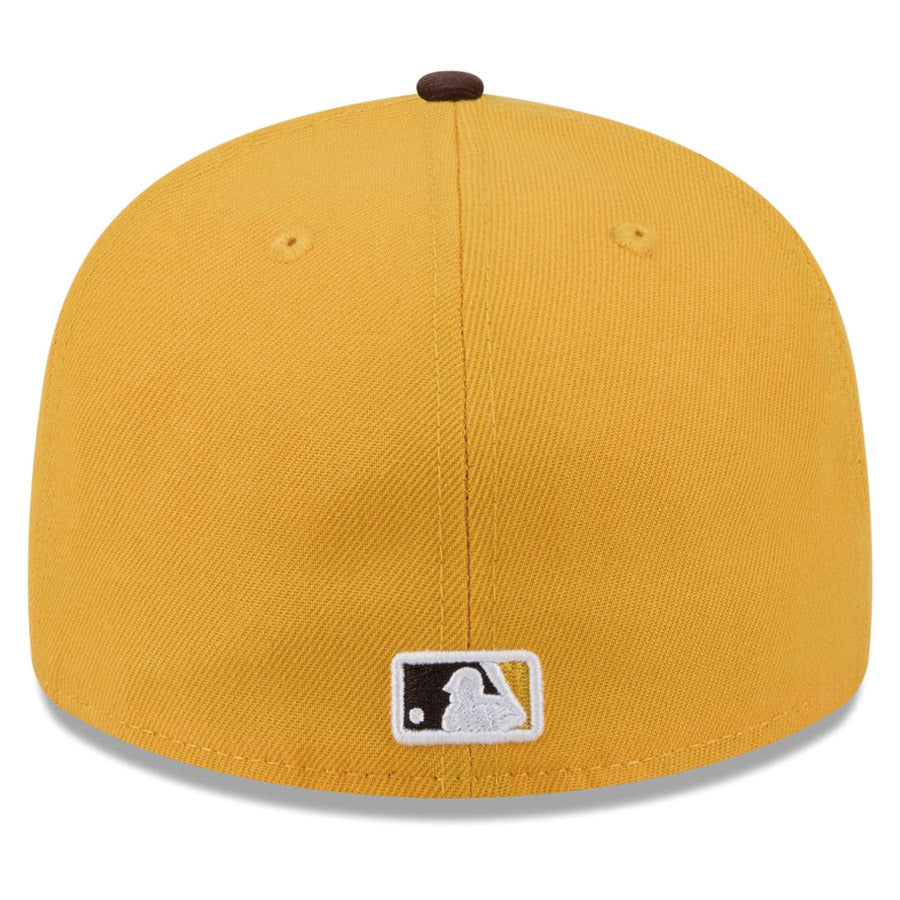 ニューエラ new era PC 59FIFTY 2026 MLB Spring Training サンディエゴ・パドレス イエロー ブラウンバイザー 14865312 背面