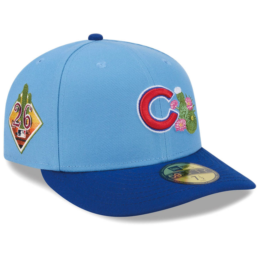 ニューエラ キャップ NEW ERA PC 59FIFTY 2026 MLB Spring Training シカゴ・カブス スカイブルー ブルーバイザー 14865316 左斜め