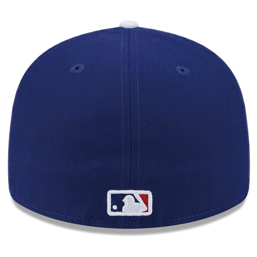 ニューエラ NEW ERA PC 59FIFTY 2026 MLB Spring Training ロサンゼルス・ドジャース ダークロイヤル ホワイトバイザー 14865315 背面