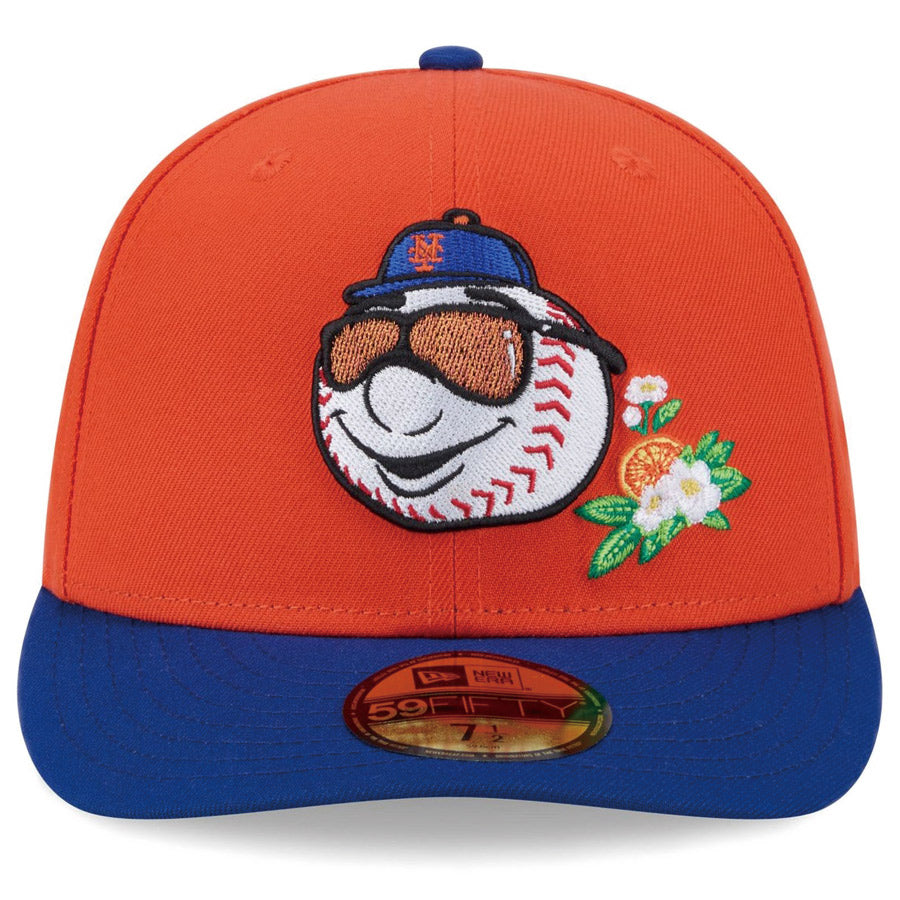 ニューエラ NEW ERA PC 59FIFTY 2026 MLB Spring Training ニューヨーク・メッツ オレンジ ブルーバイザー 14865314 正面