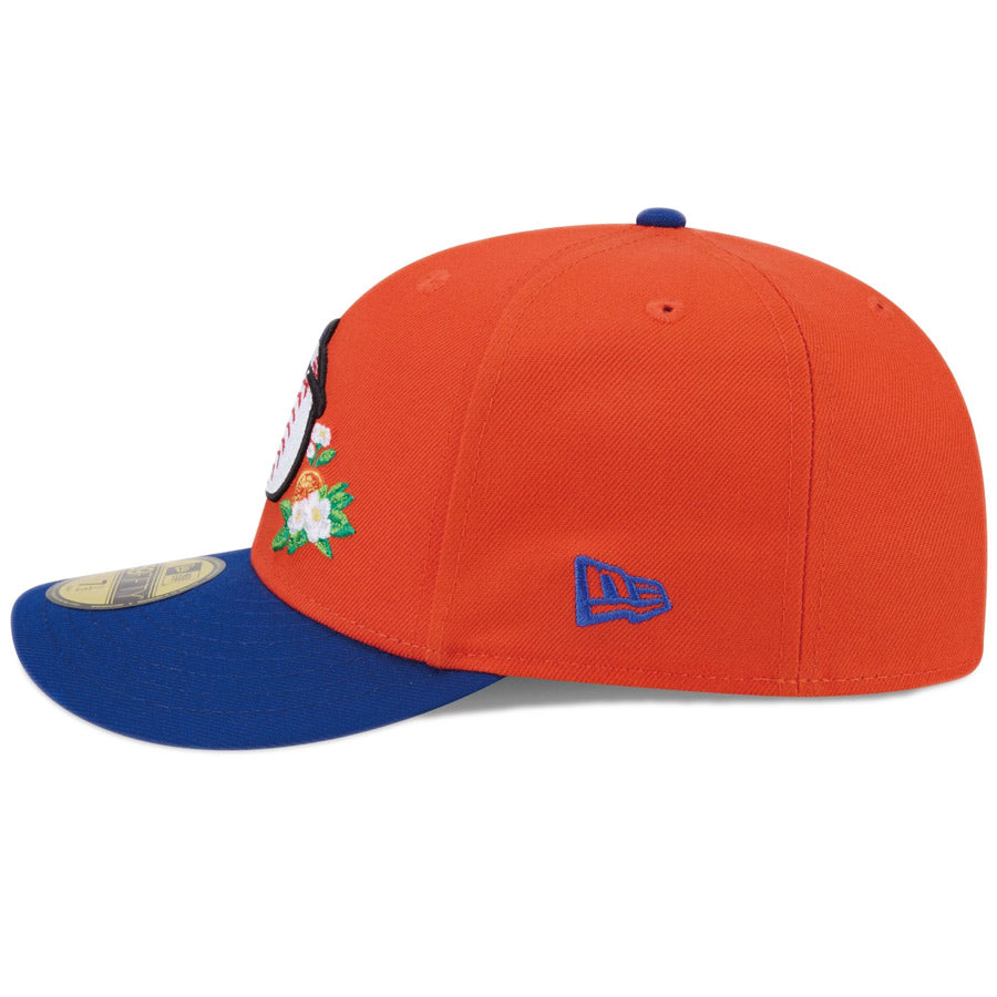 ニューエラ NEW ERA PC 59FIFTY 2026 MLB Spring Training ニューヨーク・メッツ オレンジ ブルーバイザー 14865314 左サイド