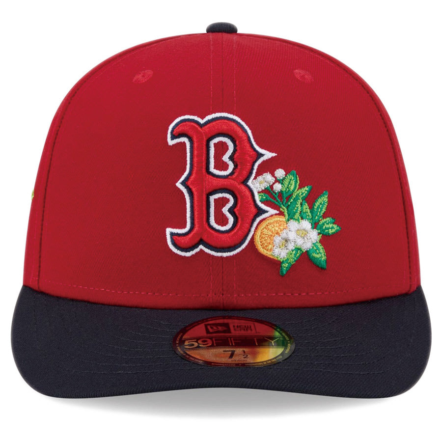 ニューエラ キャップ NEW ERA PC 59FIFTY 2026 MLB Spring Training ボストン・レッドソックス レッド ネイビーバイザー 14865317 正面