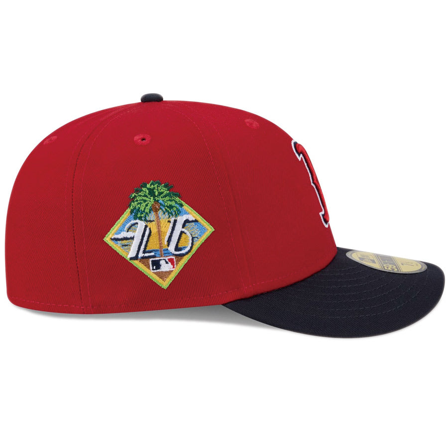 ニューエラ キャップ NEW ERA PC 59FIFTY 2026 MLB Spring Training ボストン・レッドソックス レッド ネイビーバイザー 14865317 右サイド