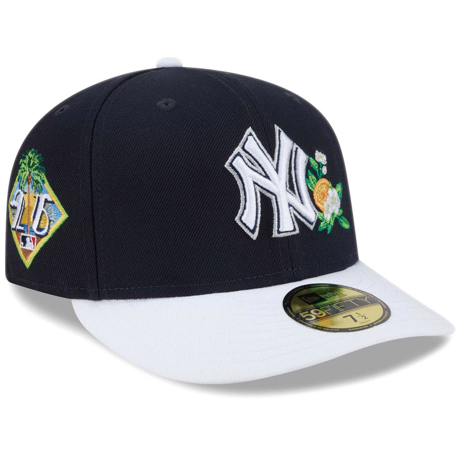ニューエラ new era PC 59FIFTY 2026 MLB Spring Training ニューヨーク・ヤンキース ネイビー グレーバイザー 14865313 左斜め