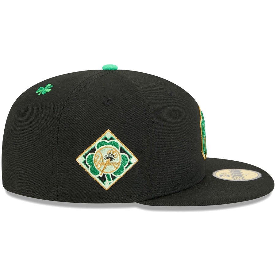 ニューエラ キャップ NEW ERA 59FIFTY MLB St. Patrick's Day ニューヨーク・ヤンキース ブラック 14865038 右サイド