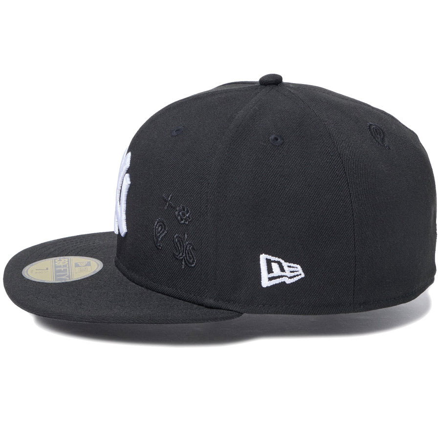 MLB New York Yankees 刺繍 ベースボールキャップ ニューエラ キャップ NEW ERA 59FIFTY MLB Paisley Embroidery